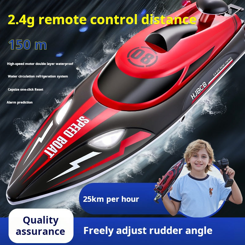 Islyne T120 remote control speedboat 2.4G water toy boat light speed 25KM high speed remote control boat