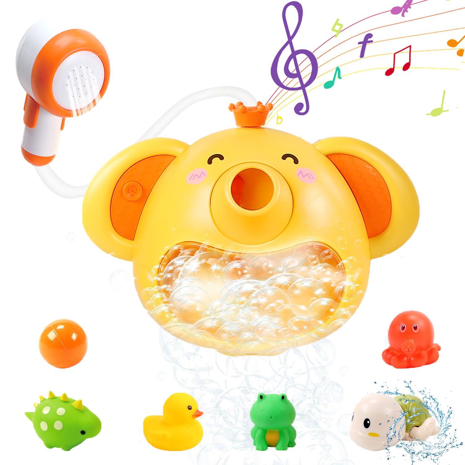 CUTE STONE YB1876 Bath Toy Bathtub Toy with Shower and Floating Squirting Toys, Fishing Game for Toddles and Babies