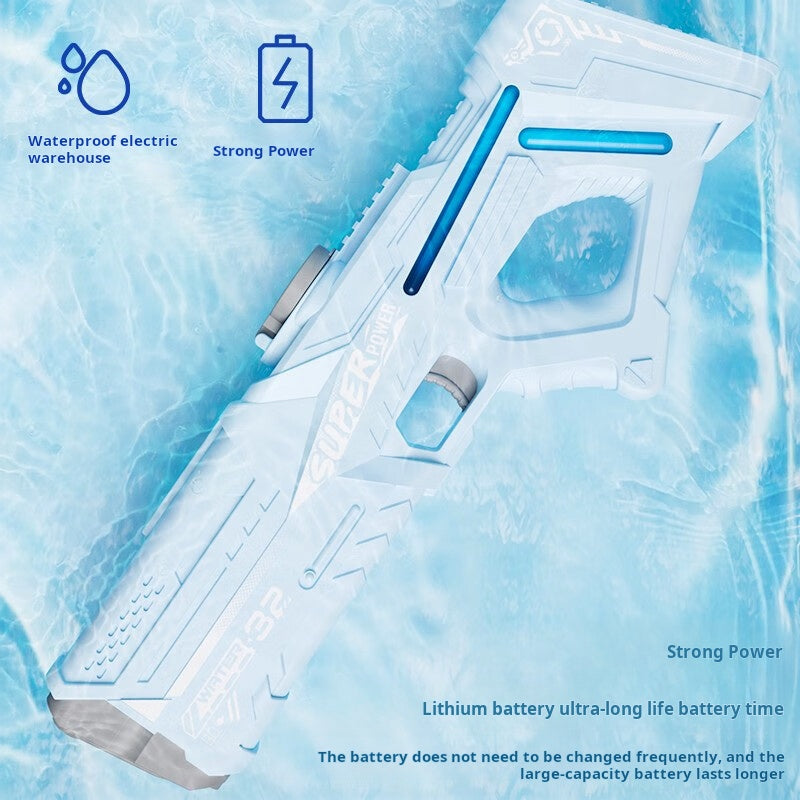 Islyne T17 children's electric water gun water toy electric high pressure automatic water absorbing water gun birthday gift full body waterproof automatic water absorbing