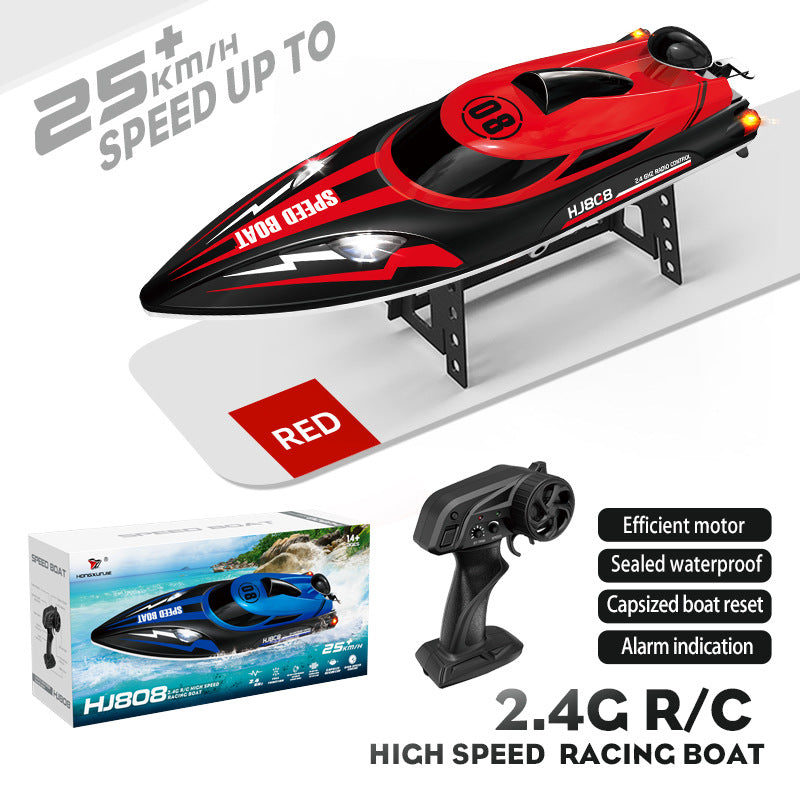 Islyne T120 remote control speedboat 2.4G water toy boat light speed 25KM high speed remote control boat