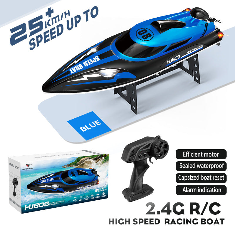 Islyne T120 remote control speedboat 2.4G water toy boat light speed 25KM high speed remote control boat