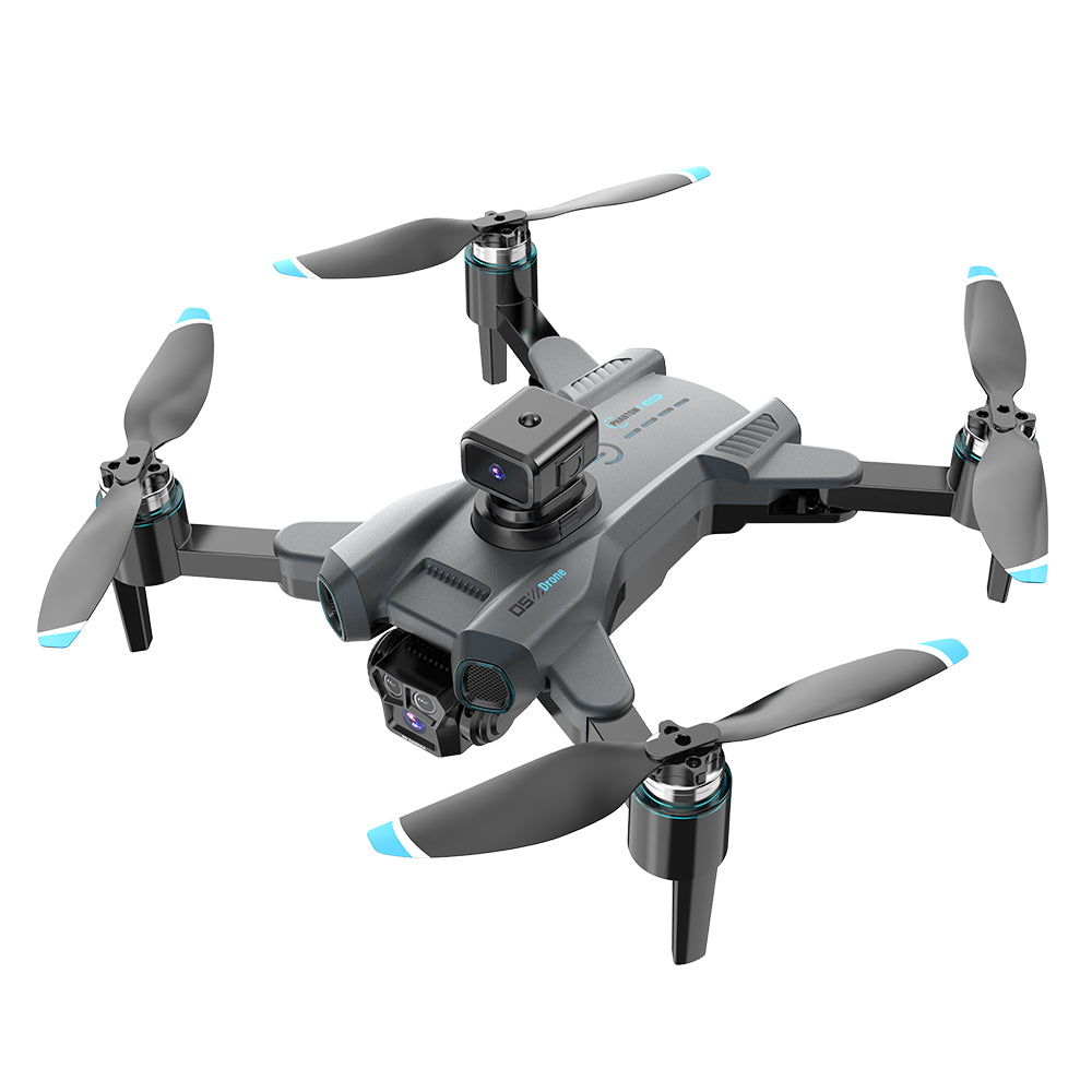 Islyne T02 Drone with 4K Camera for Adults, RC Quadcopter with High Speed Brushless Motor, Altitude Hold, Waypoint Fly, 2 Batteries, Carrying Case