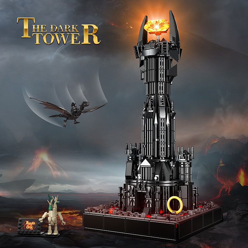 Islyne T334 The Lord of the Rings 10333 The Lord of the Rings Orthanc Black Tower Children's Building Blocks