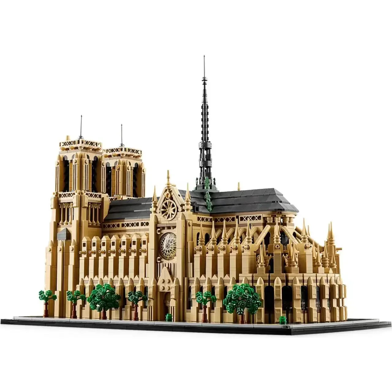 Islyne T338 Notre Dame de Paris Architecture Building Blocks Bricks Toys For Adults Kid Art Home Decoration Gift