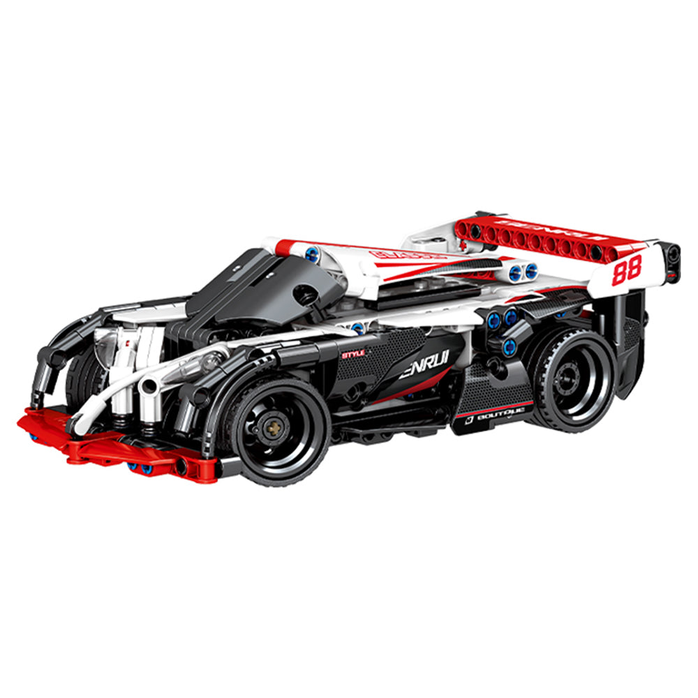 Islyne T23 white legend sports car building blocks STEM Toys Birthday Toy Gift for Kids Boys and Girls