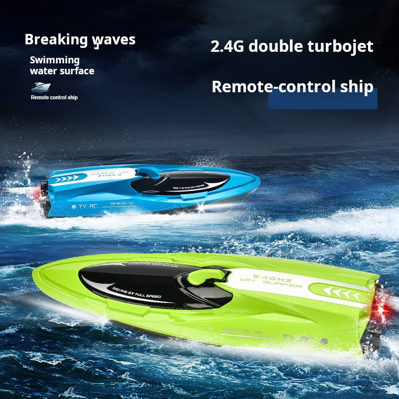 Islyne T118 Fast Brushless RC Shark Boat for Adults, 30+MPH 3S High Speed Remote Control Boat, Self-righting 2.4Ghz Speed Boat with LED Lights, Summer Toy Gift for Kids