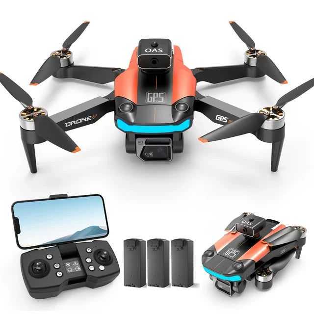 Islyne D99 GPS Drone with 8K UHD Camera, Foldable Drones for Adults Beginners, RC Quadcopter Drone, Brushless Motor, VR Mode, GPS Auto Follow