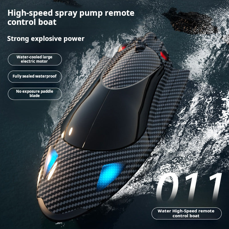 Islyne T125 2.4G adult children electric speedboat racing water toy boat high speed turbojet remote control boat