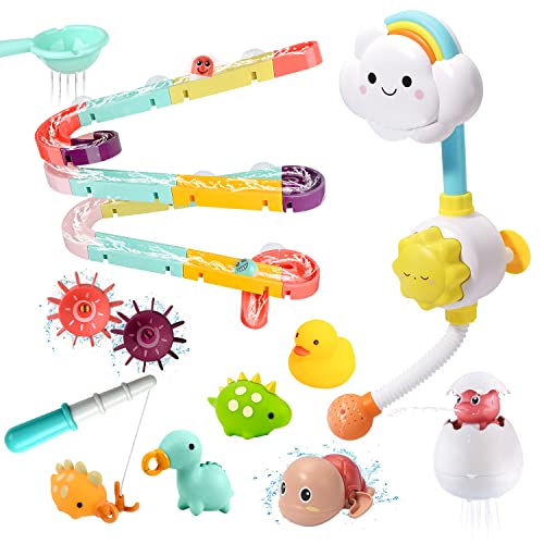 CUTE STONE YB1876 Bath Toy Bathtub Toy with Shower and Floating Squirting Toys, Fishing Game for Toddles and Babies