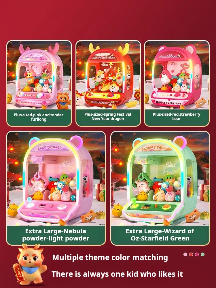 Islyne T33 new children's mini claw machine toy 4 year old girl 5 children 3 to 6 four year old girl birthday gift home