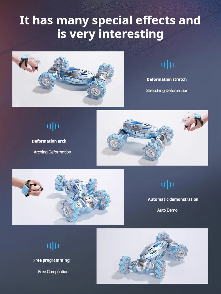 Islyne T20 rc remote control car gesture sensor deformation car children's four wheel drive primary school students hand controlled stunt twisting remote control car boy