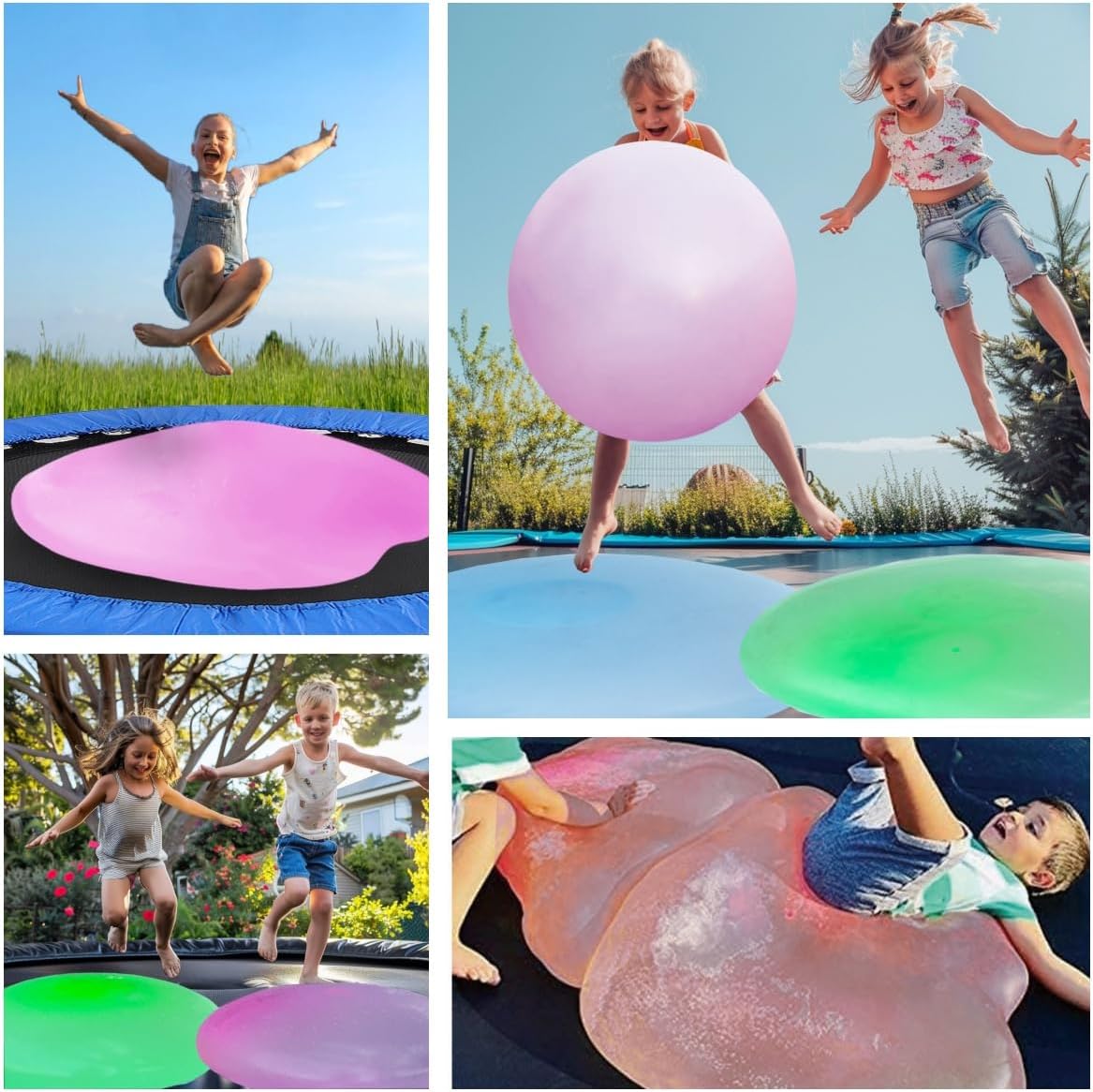 Giant Bubble Ball Inflatable Water Balloons Large Beach Ball Pool Beach Toys for Kids Adults Outdoor Water Toys Party Supply