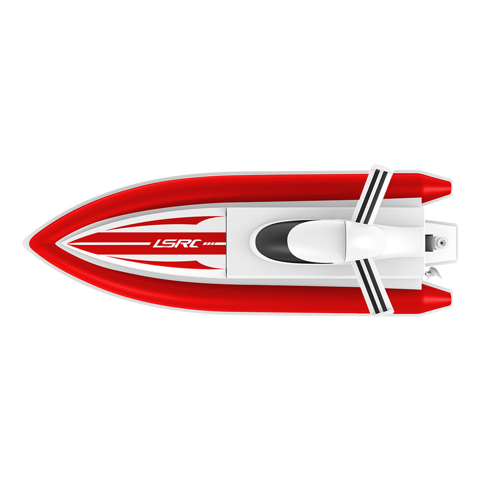 Islyne T129 remote control boat speedboat water remote control high-speed racing boat toy double propeller long endurance simulation electric boat