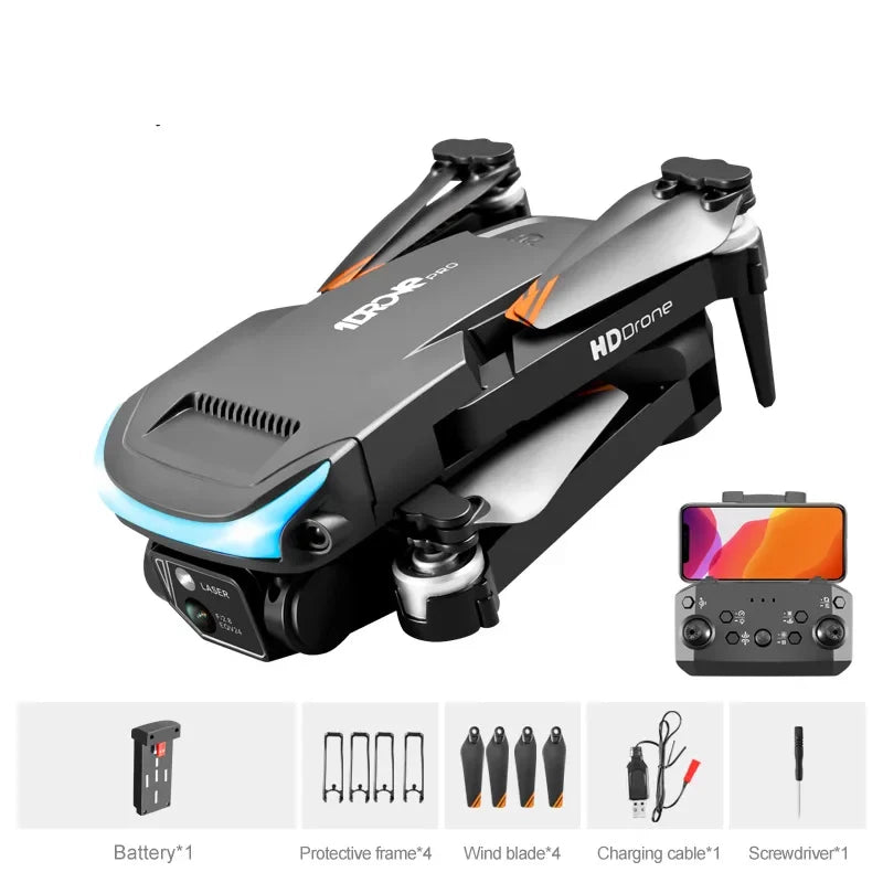 Islyne T04 Drone with 4K Camera for Adults, RC Quadcopter with High Speed Brushless Motor, Altitude Hold, Waypoint Fly,  Carrying Case