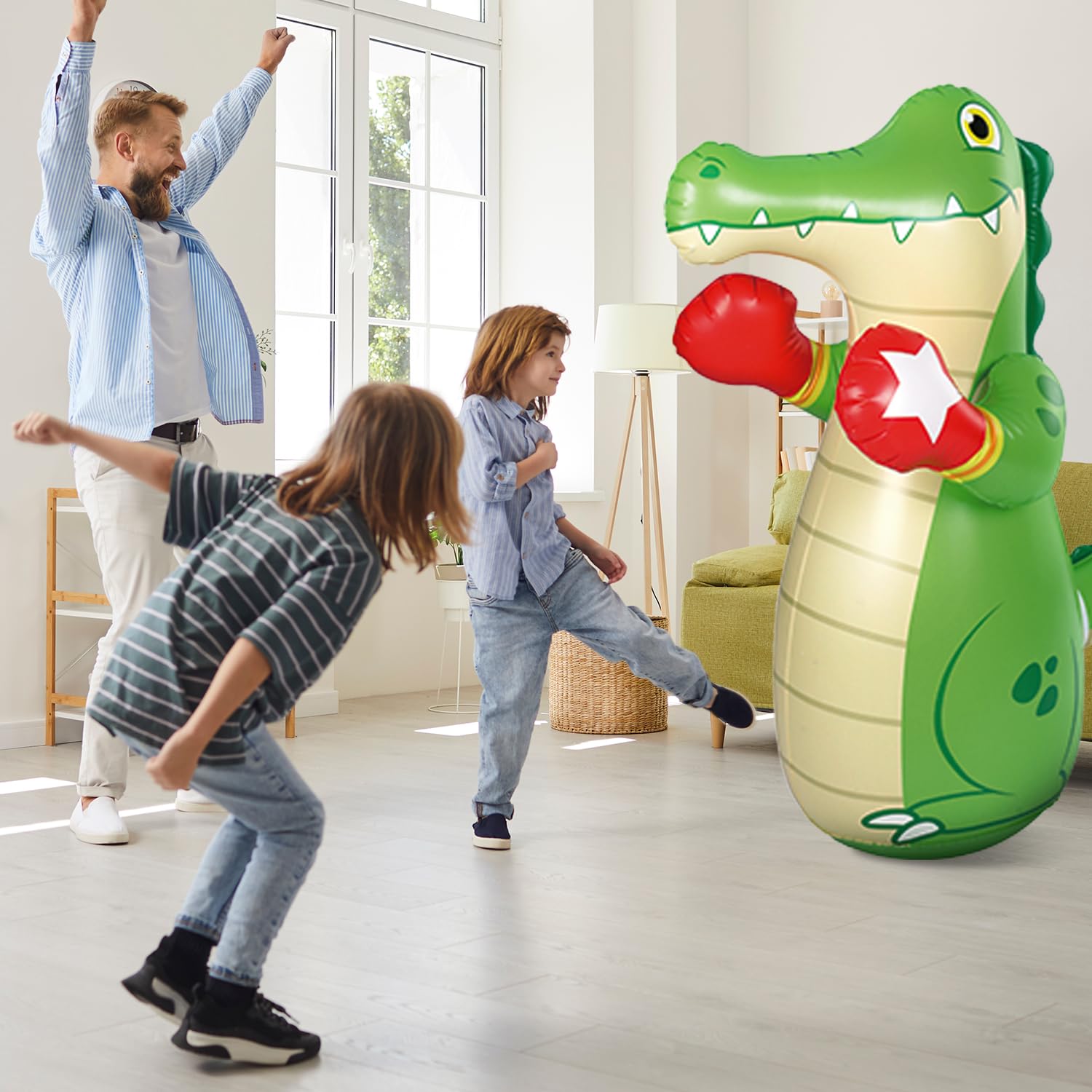 EagleStone AT10015 Children's Boxing Toy, For Home, Freestanding, Punching Machine, Air Sandbag