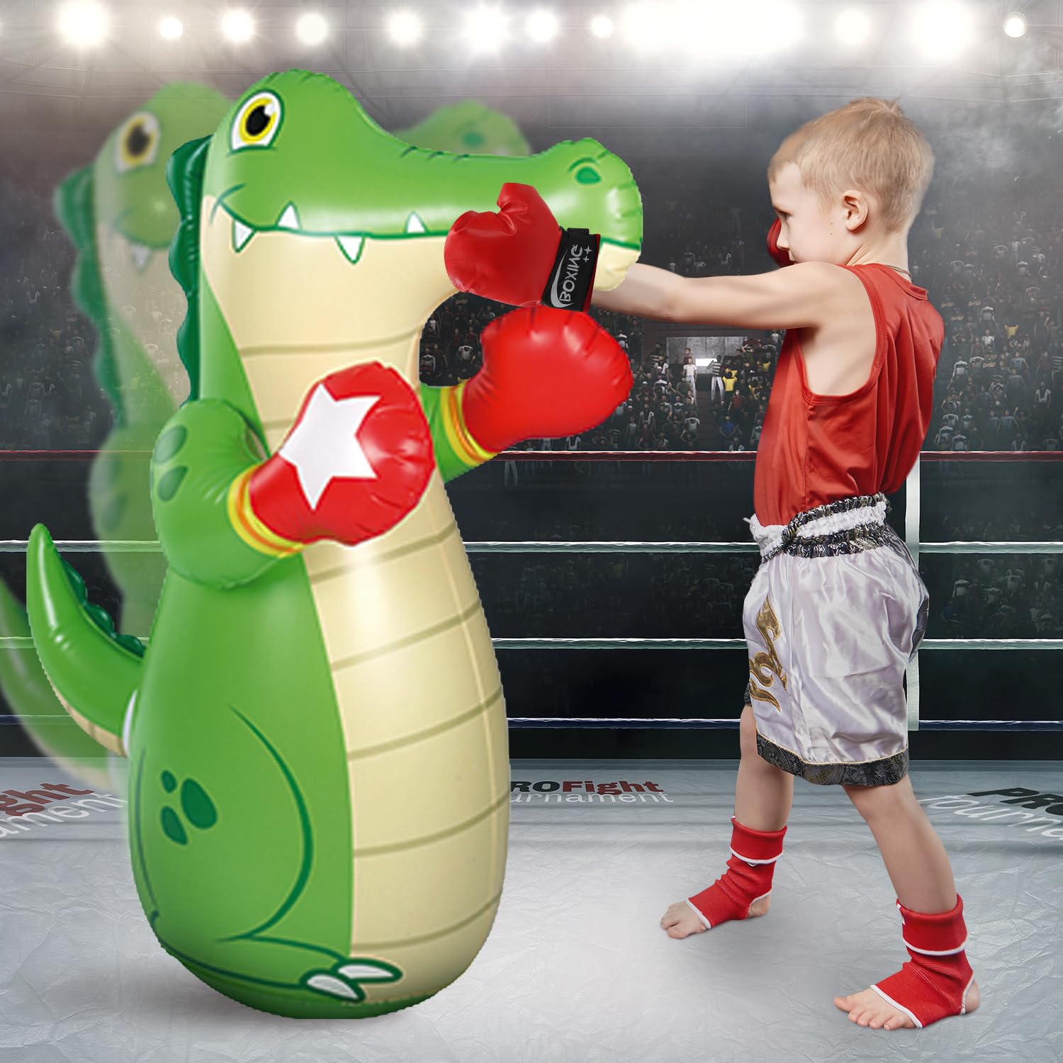 EagleStone AT10015 Children's Boxing Toy, For Home, Freestanding, Punching Machine, Air Sandbag